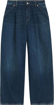 HUGO BOSS Slouchy Pltd MR Jeans - Dames - Loose Fit Jeans - Blauw - W30 L32 - Katoen - Jeans