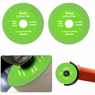 OEM Disco De Corte De Vidrio, 2 Piezas, Disco De Corte De Vidrio, Disco De Corte Para Amoladora Angular De Hoja De Sierra Delgada, Para Azulejos, M&aacute;rmol Y