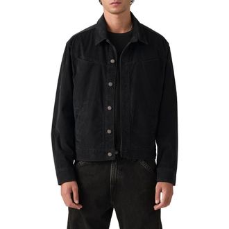 Levi's Market Miners Corduroy Trucker Jacket in Dark Phantom at Nordstrom, Size Xx-Large