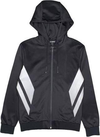 Karl Lagerfeld Mens Zip-Up Jacket In Black