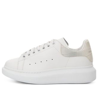 Alexander McQueen (WMNS) Alexander McQueen Oversized Low-Top Sneakers White Beige 718233WICG68959