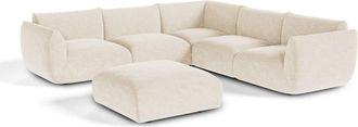 Sia Home Sof&aacute; panor&aacute;mico modular de terciopelo chenilla