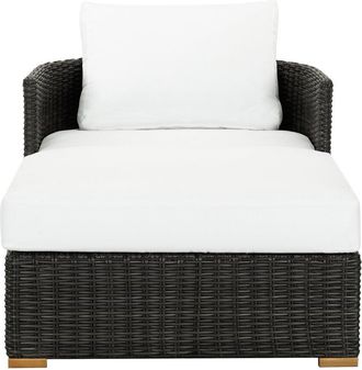 Safavieh Couture Anguilla Wicker Sun Lounger