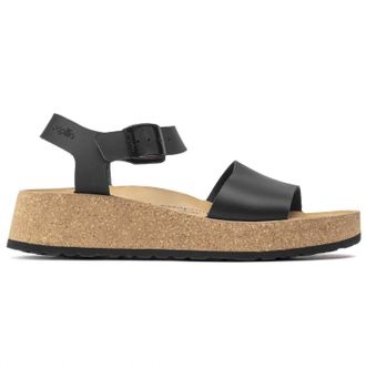 Birkenstock Womens Glenda Natural Leather Sandal In Ciment