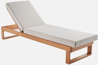 Sweeek Tumbona De Madera De Eucalipto, Multiposiciones