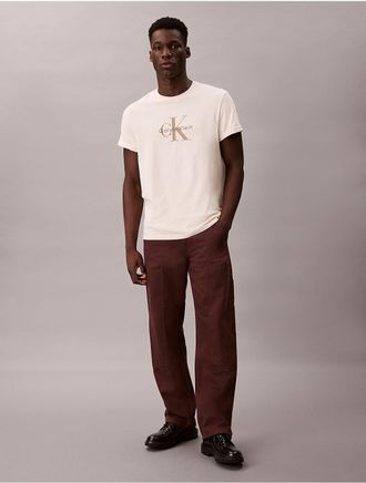 Calvin Klein Jeans Calvin Klein Mens Straight Leg Carpenter Jeans - Brown - 32W x 30L