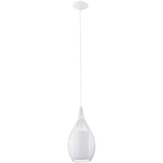 Eglo Eglo Razoni E27 L&aacute;mpara Colgante Blanco Moderno Escandinavo
