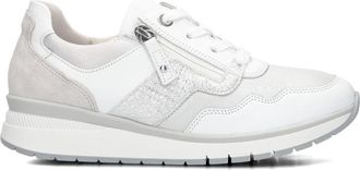 Gabor Stijlvolle Lage Sneakers voor Vrouwen - Dames - Sneakers - Wit - 37 1/2 EU - Leer - Schoenen