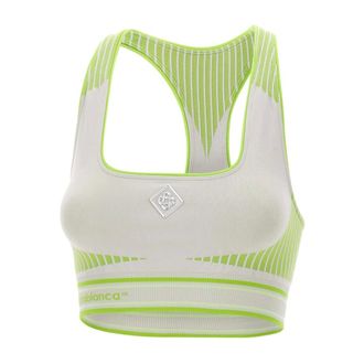 Casablanca Sleeveless Tops, female, Gray, Size: L/XL Seamless Bralette