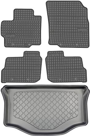 OEM Mitsubishi Space Star Hatchback Desde Diciembre De 2019. Juego De Alfombrillas De Goma Para Coche Y Alfombrilla Para Maletero