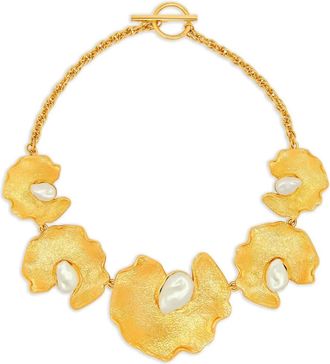 Oscar De La Renta Collana con perle - Oro