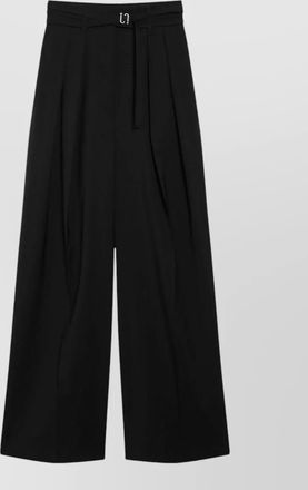 Sportmax stretch wool wide-leg trousers