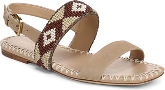 Veronica Beard Marian Slingback Sandal in Sand Multi at Nordstrom, Size 6.5