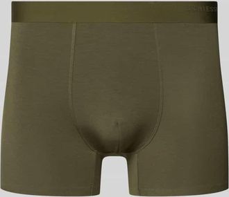 Schiesser Trunks mit elastischem Bund und Label-Detail in Oliv, Gr&ouml;&szlig;e XXL