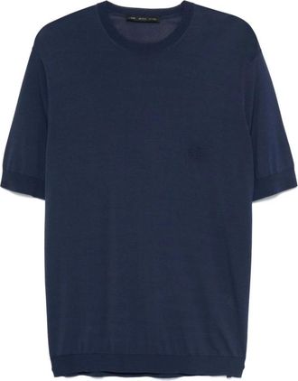low brand Maglioncino - Heren - T-shirts - Blauw - 2XL - Tops