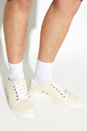 Lanvin Sports Shoes Dbbi, Mens, Cream
