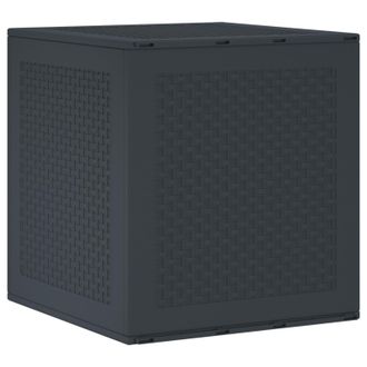 vidaXL Vidaxl - Scatola Di Stoccaggio Per Giardino Antracite 55 X 53 X 57 Cm