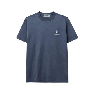 Premiata T-Shirts, male, Blue, Size: S PA 1050 T-Shirt