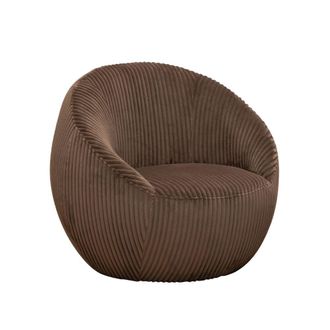 Chehoma Sill&oacute;n de poli&eacute;ster marr&oacute;n