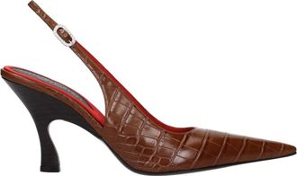 Stella McCartney Leren Pumps - Dames - Pumps - Bruin - 36 EU - Leer - Schoenen