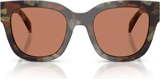 Prada Sunglasses Prc04 S 22 F90 Q Wood Tortoise/Brown Women