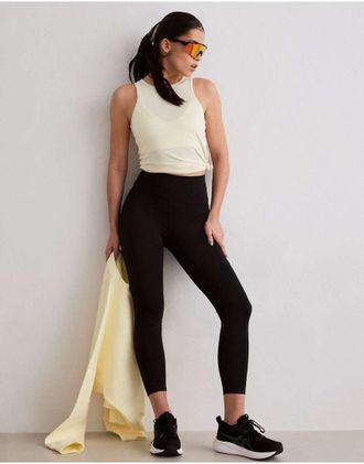 Aim'n Leggings da corsa lunghezza sette ottavi neri-Nero