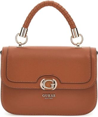Guess Orlina Society Satch Bag - Dames - Handtassen - Bruin - ONE Size - Tassen