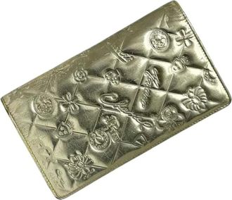 Chanel Pre-owned Long Wallet (Bi-fold) - Dames - Vintage Accessoires - Geel - ONE Size - Leer - Vintage
