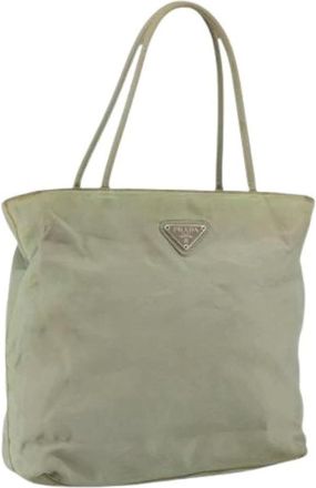 Prada Pre-owned Tote Bags, female, Green, Size: ONE SIZE Pre-owned Tote Bag