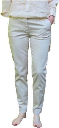 Mason's New York Micro Printed Broek - Dames - Chinos - Beige - M - Katoen - Broeken