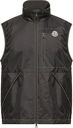 Moncler Ansiei Vest - Heren - Bodywarmers - Zwart - M - Polyester - Jassen