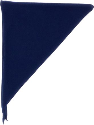 Extreme Cashmere Dark Blue Bandana Cashmere-Blend Scarf