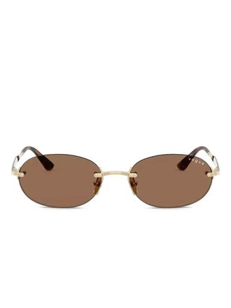 Vogue Eyewear Occhiali da sole ovali - Oro