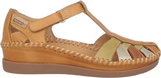 Pikolinos Bruine Damessandaal - Zomercollectie - Dames - Sandalen - Bruin - 39 EU - Leer - Schoenen