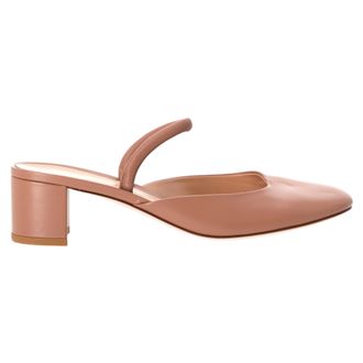 Gianvito Rossi Pre-owned Womens Tivoli Mules 55 in Beige Leather - Size 39.5 EU/IT
