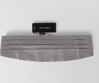 Dolce & Gabbana silk pleated cummerbund