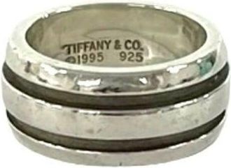 Tiffany & Co. Silver Silver 925 Band Ring (Pre-Owned)