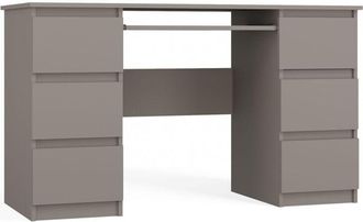 OEM Bar&iacute; Escritorio De La Computadora Escritorio De La Computadora Trabajo De Oficina De Juegos 6 Cajones Soporte De Teclado Deslizante Muebles De Oficina