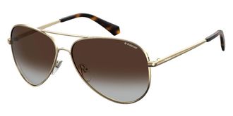 Polaroid PLD 6012/N/NEW J5G/LA Mens Sunglasses Gold Size 56