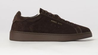 Manuel Ritz Low-Top Suede Sneakers with Padded Ankle and Logo Detail