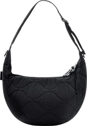 Comme Des Gar&ccedil;ons Gewatteerde Crossbody Tas - Heren - Schoudertassen - Zwart - ONE Size - Nylon - Tassen