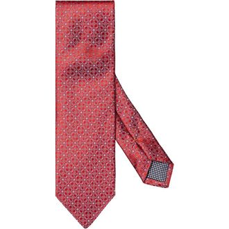 Eton Jacquard Silk Tie in Red at Nordstrom