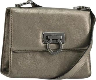Ferragamo Pre-owned Cross Body Bags, female, Yellow, Size: ONE SIZE Pre-owned Shoulder Bag