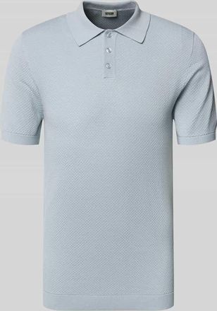 Drykorn Drykorn Slim Fit Poloshirt Modell Triton in Hellblau, Gr&ouml;&szlig;e XXL
