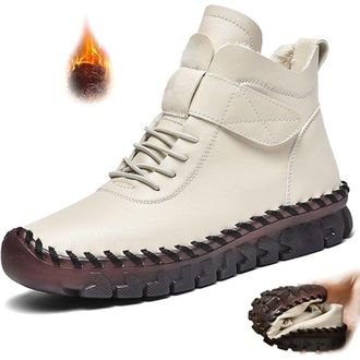 Generic Ladies Heeled Boots Outdoor Ski Boots Thickening Knee Boots Women (White, 5.5)