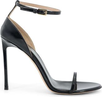 Tom Ford Sandaal met enkelbandje - Dames - Sandalen met hakken - Zwart - 40 EU - Leer - Schoenen