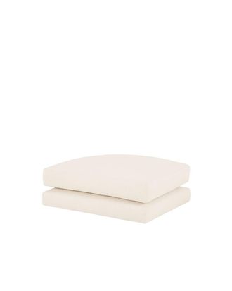 Deco Wood Puf blanco roto 96x78cm
