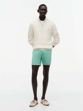 Tommy Hilfiger Mens Regular Fit 5 Comfort Waist Tommy Short - Fort Green - 30