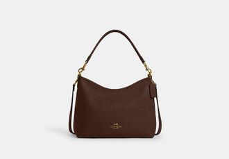 Coach Womens Laurel Shoulder Bag in Brown | Leather