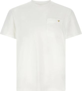 Valentino Garavani Cotton T-Shirt With Vgold - Heren - T-shirts - Wit - M - Katoen - Tops
